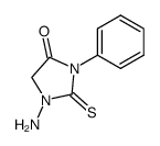 1-amino-3-phenyl-2-thioxo-4-imidazolidinone Structure