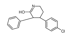(3S,4R)-4-(4-chlorophenyl)-3-phenylpiperidin-2-one结构式