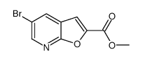 5-Bromo-2-(methoxycarbonyl)furo[2,3-b]pyridine结构式