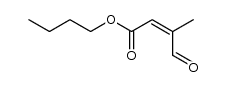 3-formyl-crotonic acid butyl ester Structure