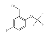 2-(Trifluoromethoxy)-5-fluorobenzyl bromide结构式