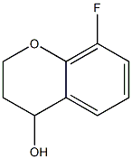 8-FLUORO-3,4-DIHYDRO-2H-1-BENZOPYRAN-4-OL结构式