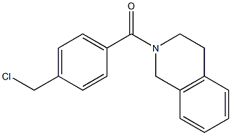 (4-(chloroMethyl)phenyl)(3,4-dihydroisoquinolin-2(1H)-yl)Methanone Structure