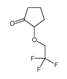 2-(2,2,2-trifluoroethoxy)cyclopentan-1-one Structure