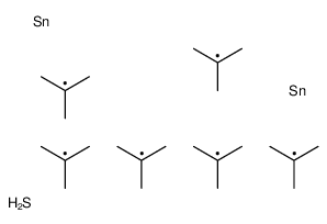 tritert-butyl(tritert-butylstannylsulfanyl)stannane结构式