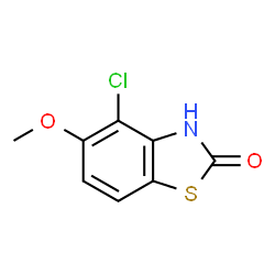 2(3H)-Benzothiazolone,4-chloro-5-methoxy-(9CI) structure