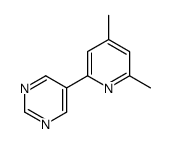 5-(4,6-dimethylpyridin-2-yl)pyrimidine结构式