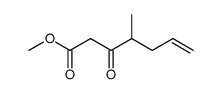 methyl 4-methyl-3-oxohept-6-enoate Structure