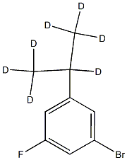 3-Fluoro-5-(iso-propyl-d7)-bromobenzene Structure