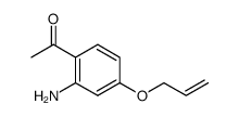2-amino-4-prop-2-enoxyacetophenone Structure