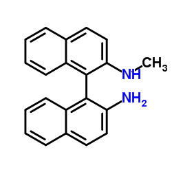 (R)-N-甲基-1,1'-联萘胺结构式