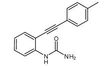 1-(2-(p-tolylethynyl)phenyl)urea Structure