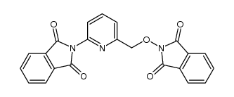 2-(6-{[(1,3-dioxo-1,3-dihydro-2H-isoindol-2-yl)oxy]methyl}pyridin-2-yl)-1H-isoindole-1,3(2H)-dione Structure