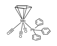 (η5-C5H5)Mo(CO)3PbPh3 Structure