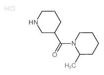 (2-Methyl-1-piperidinyl)(3-piperidinyl)methanone hydrochloride Structure