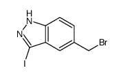 5-(bromomethyl)-3-iodo-2H-indazole Structure