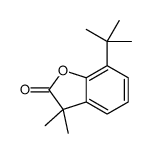7-tert-butyl-3,3-dimethyl-1-benzofuran-2-one Structure