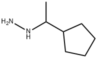 (1-Cyclopentyl-ethyl)-hydrazine Structure