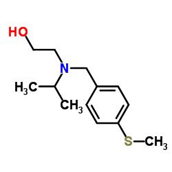2-{Isopropyl[4-(methylsulfanyl)benzyl]amino}ethanol Structure