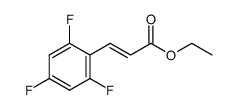 (E)-ethyl 3-(2,4,6-trifluorophenyl)acrylate Structure