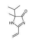 4H-Imidazol-4-one,2-ethenyl-1,5-dihydro-5-methyl-5-(1-methylethyl)-(9CI)结构式