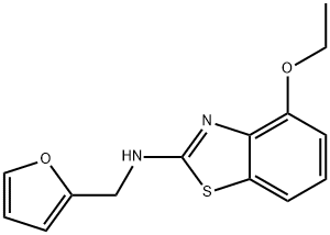 4-Ethoxy-N-(furan-2-ylmethyl)benzo[d]thiazol-2-amine structure