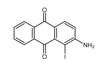 2-amino-1-iodoanthraquinone结构式