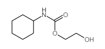 Carbamic acid,cyclohexyl-, 2-hydroxyethyl ester (9CI) structure