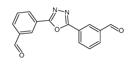 3-[5-(3-formylphenyl)-1,3,4-oxadiazol-2-yl]benzaldehyde结构式