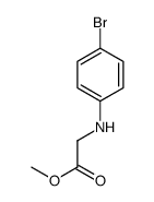 Methyl N-(4-bromophenyl)glycinate结构式