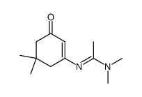 N'-(5,5-Dimethyl-3-oxo-cyclohex-1-enyl)-N,N-dimethyl-acetamidine结构式