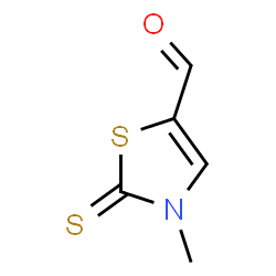 5-Thiazolecarboxaldehyde, 2,3-dihydro-3-methyl-2-thioxo- (9CI) picture