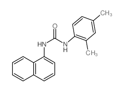 1-(2,4-dimethylphenyl)-3-naphthalen-1-yl-urea Structure