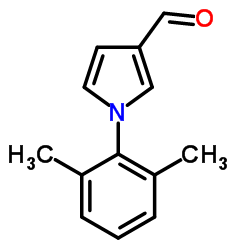 1-(2,6-Dimethylphenyl)-1H-pyrrole-3-carbaldehyde结构式