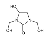 4-hydroxy-1,3-bis(hydroxymethyl)imidazolidin-2-one Structure