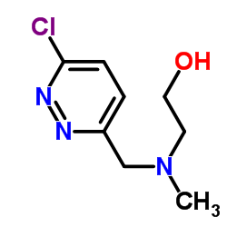 2-{[(6-Chloro-3-pyridazinyl)methyl](methyl)amino}ethanol Structure