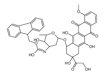 N-(9-氟烯基甲氧羰基)阿霉素结构式