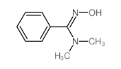 N-hydroxy-N,N-dimethyl-benzenecarboximidamide结构式