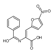 2-benzamido-3-(5-nitrofuran-2-yl)prop-2-enoic acid Structure