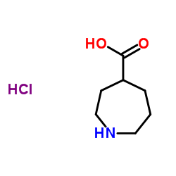 氮杂环庚烷-4-羧酸盐酸盐结构式