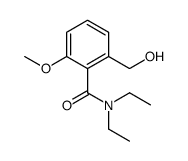 N,N-diethyl-2-(hydroxymethyl)-6-methoxybenzamide结构式