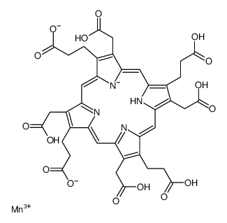 Mn(III) uroporphyrin I结构式