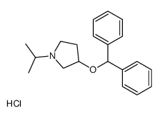 3-benzhydryloxy-1-propan-2-ylpyrrolidine,hydrochloride结构式