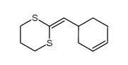 2-(cyclohex-3-en-1-ylmethylene)-1,3-dithiane Structure