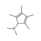 dimethyl-(2,3,4,5-tetramethylcyclopenta-2,4-dien-1-yl)phosphane Structure