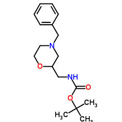 Tert-Butyl (4-Benzylmorpholin-2-Yl)Methylcarbamate structure