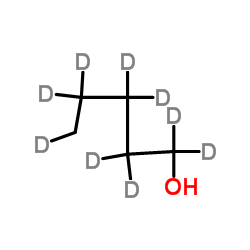 1-(1,1,2,2,3,3,4,4,5-2H9)Pentanol Structure