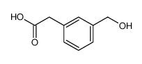 3-hydroxymethylphenylacetic acid Structure