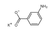 potassium m-aminobenzoate Structure