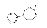 2,2-dimethyl-5-phenyl-4,5-dihydro-1,3-dioxepine结构式